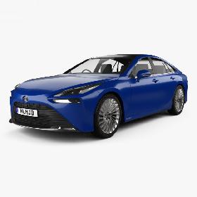 3D Toyota Mirai 2019 model